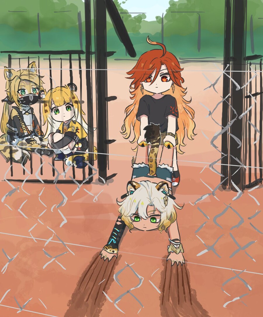 [원신, 젠레스 존 제로] 하찮은 작가 - 동물원으로 끌려가는 실로닌_1.jpg