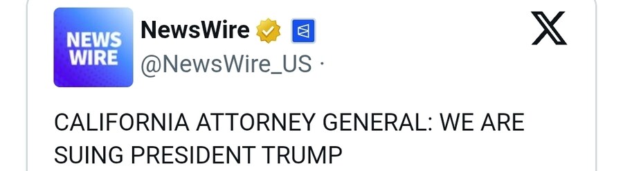 캘리포니아 법무장관 트럼프 대통령 고소_1.jpg