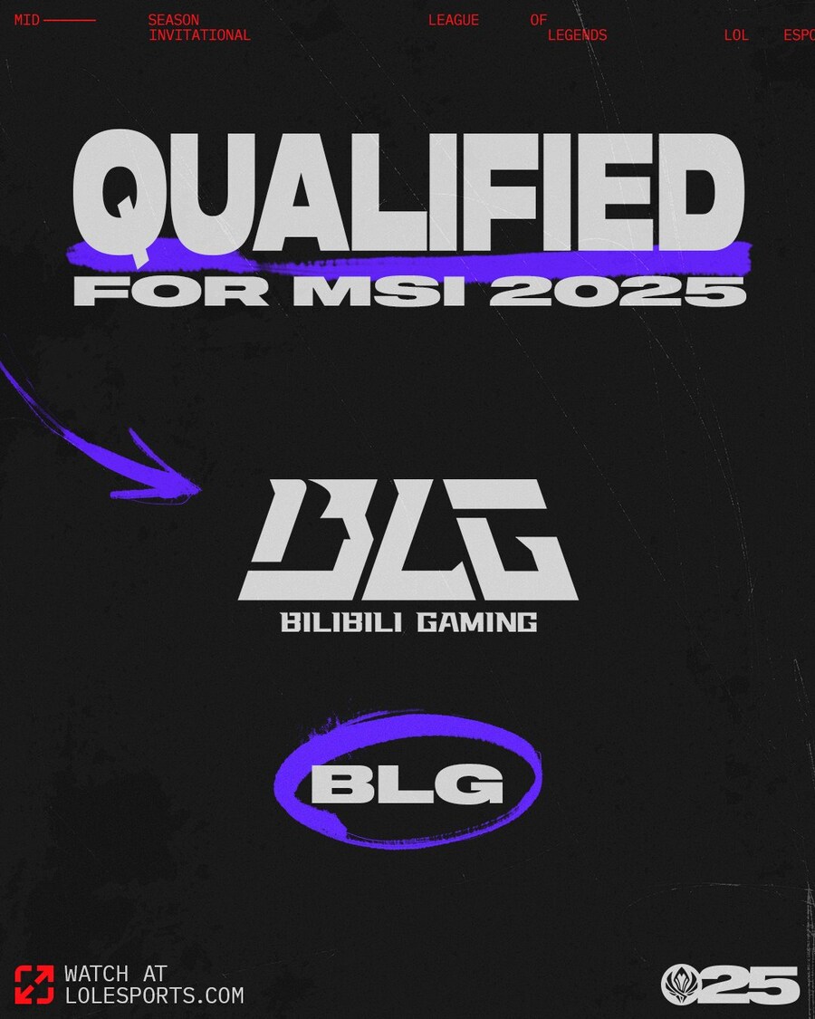 Bilibili Gaming, 2025 MSI 진출 확정_1.jpg