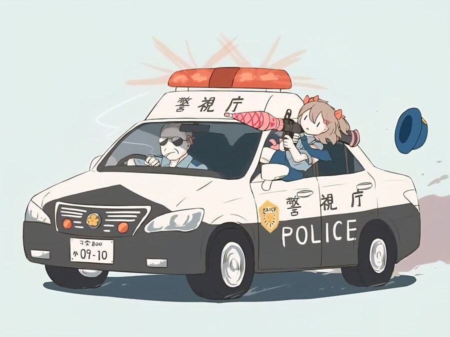 경찰에 체포된 마법(?)소녀.JPG_6.jpg