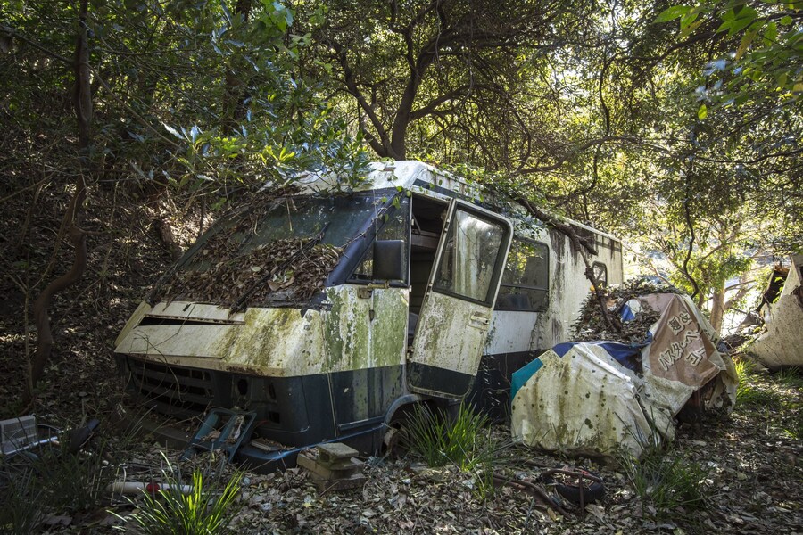 일본, 버려진 캠핑카🏕🚌_1.jpg