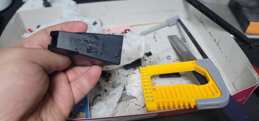 스압) MG Z GUNDAM VER.KA 전용기 만들어주기 대작전_26.jpg