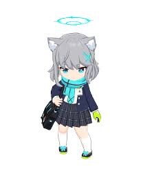 블루아카,ㅇㅇㄱ) 가만히 있던 흰둥이 피폭 ㅋㅋㅋㅋ_1.jpg