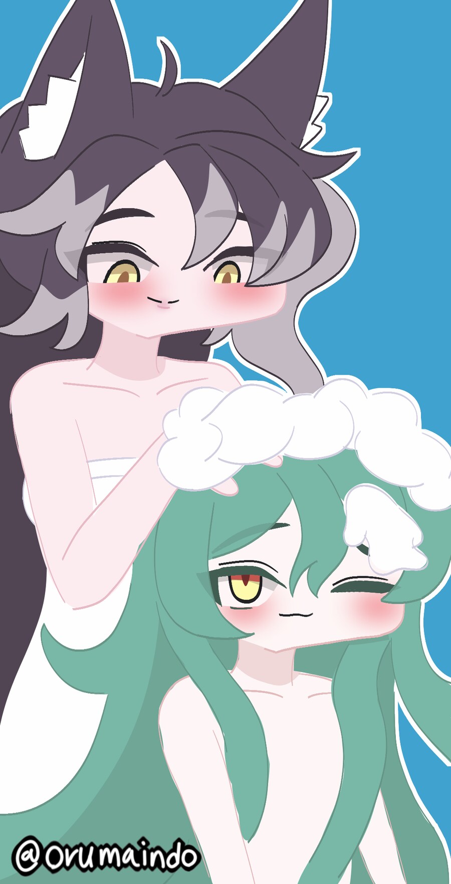 트릭컬) 란 음해밈이 아른거려서 순수하게 그리기 힘들어진 그림.grim_1.png