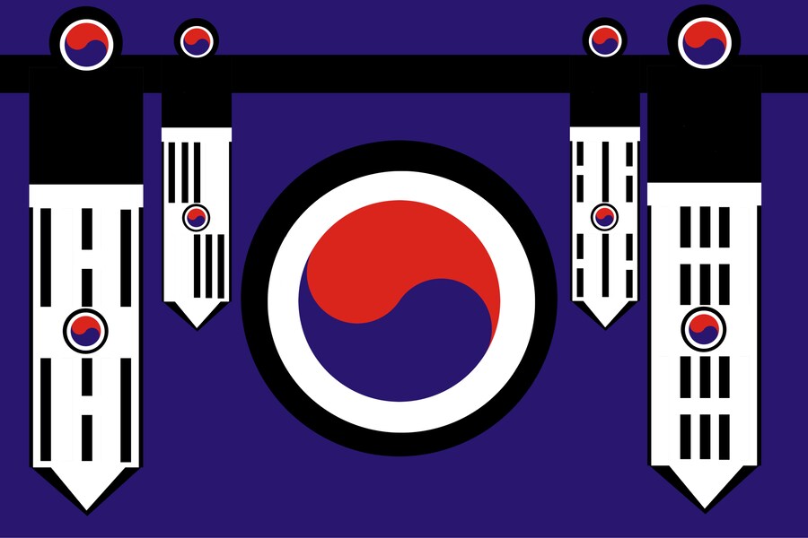 창작,깃발)오늘 만든 사악한 대한민국 세계선의 어느 깃발_1.png