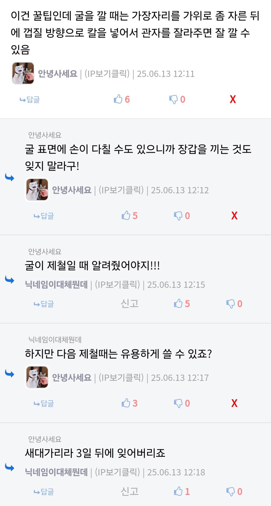 굴 드립이 나왔으니 하는 말인데 유게 넘 표독함_1.jpg