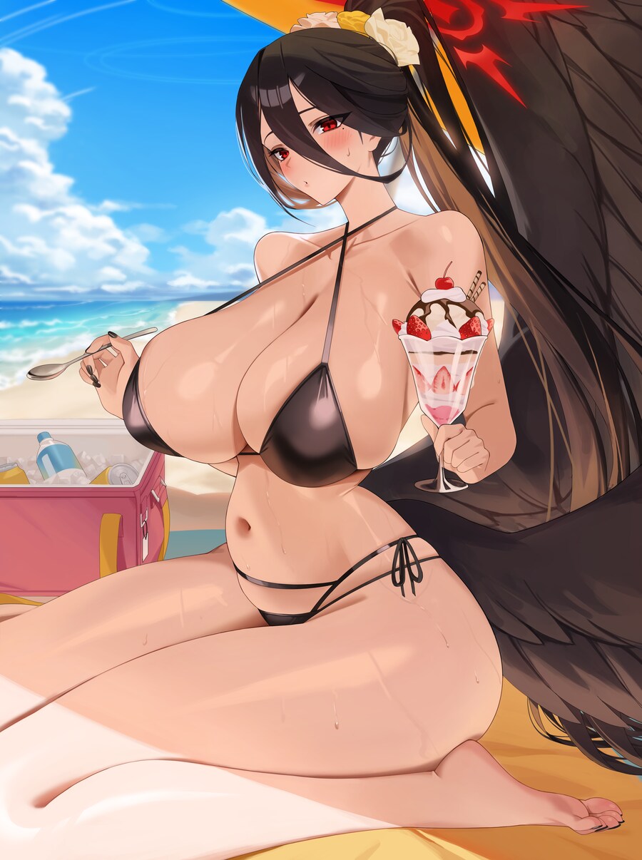 블루아카) 비키니 하스미_1.png