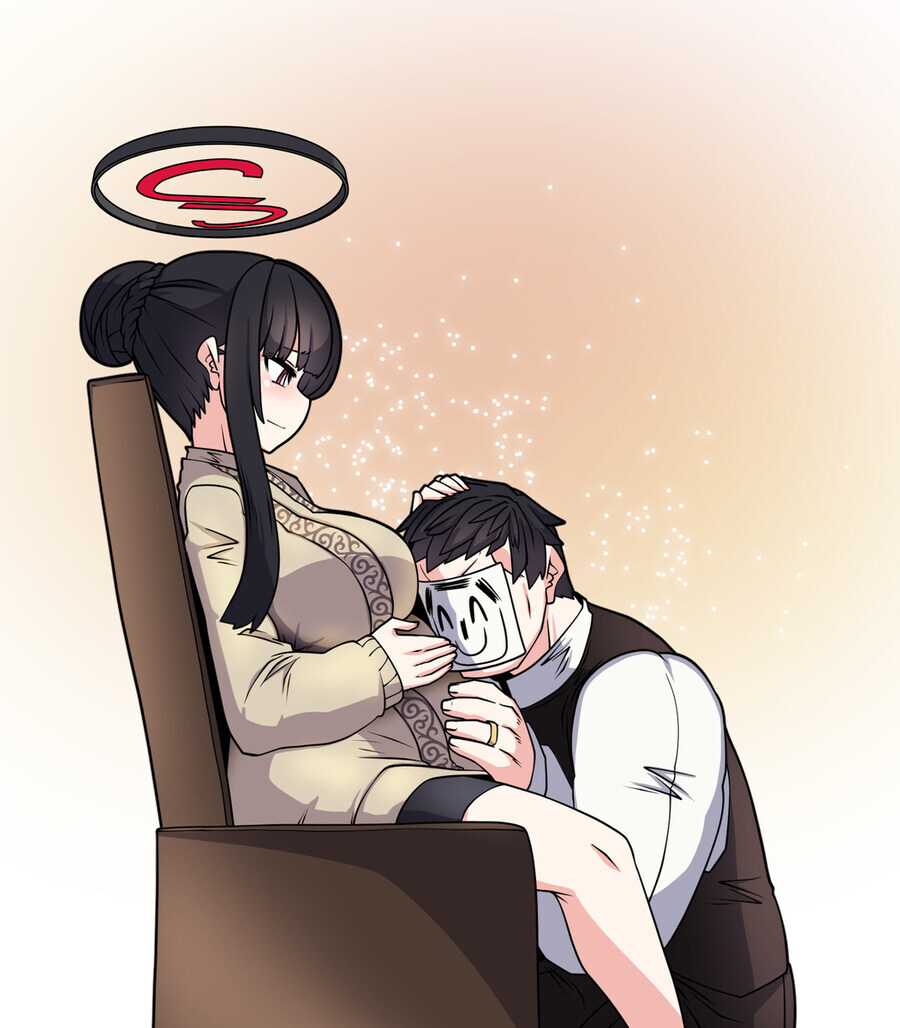 블루아카) 이쁘고 가슴 크고 배도 큰 리오_1.jpg