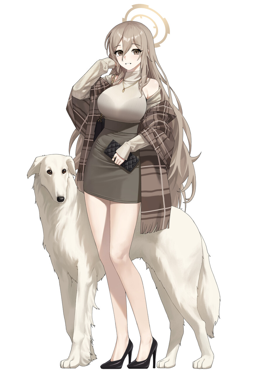 블루아카)강아지랑 노는 학생들 모음_7.jpg