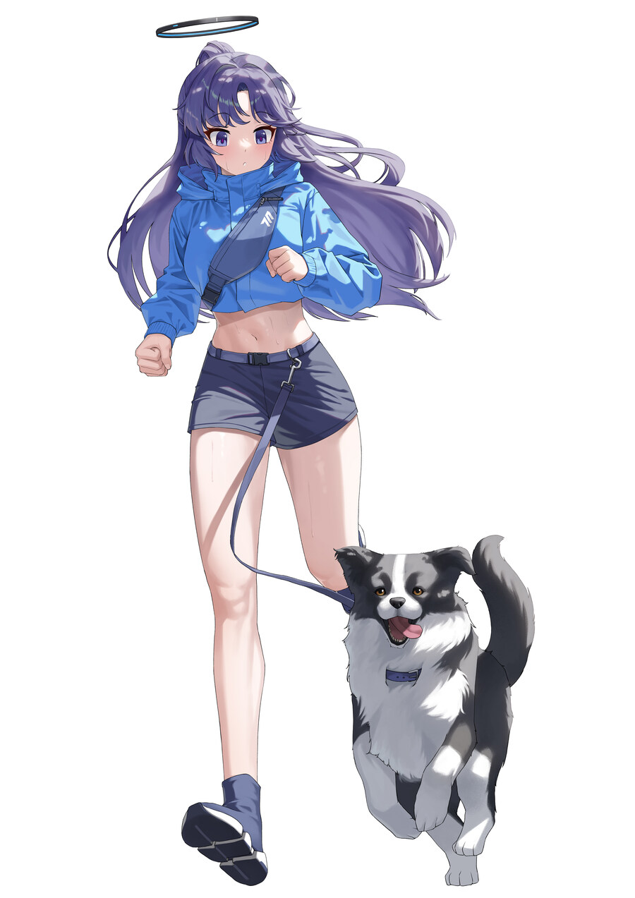 블루아카)강아지랑 노는 학생들 모음_16.jpg