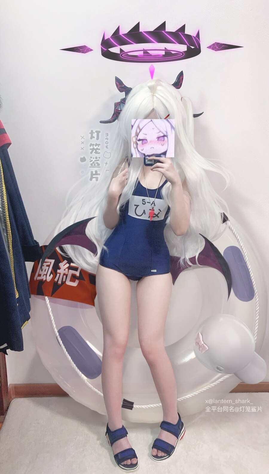 블루아카) 여름이니까 히나 수영복 코스프레_1.png