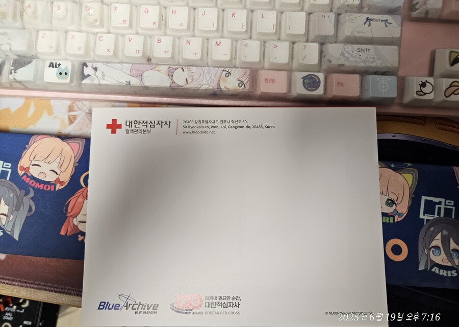 블루아카)피로 쓰여진 굿즈가 왔다_2.jpg