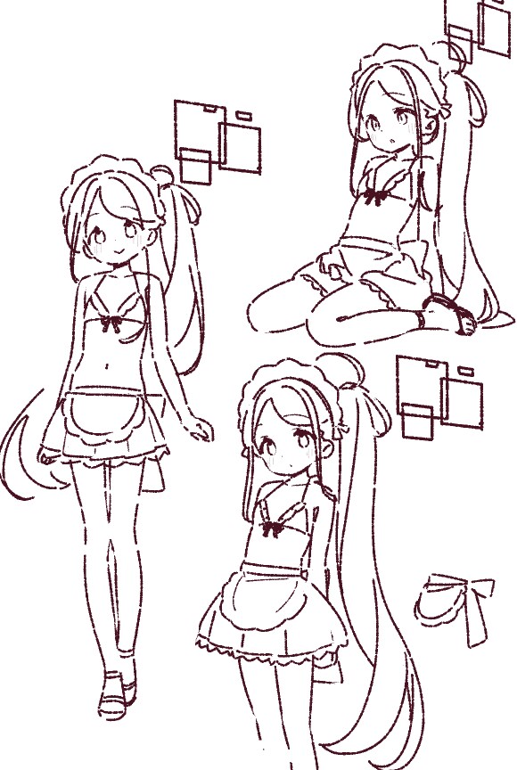 블루아카)수영복 메이드.jpg_1.png