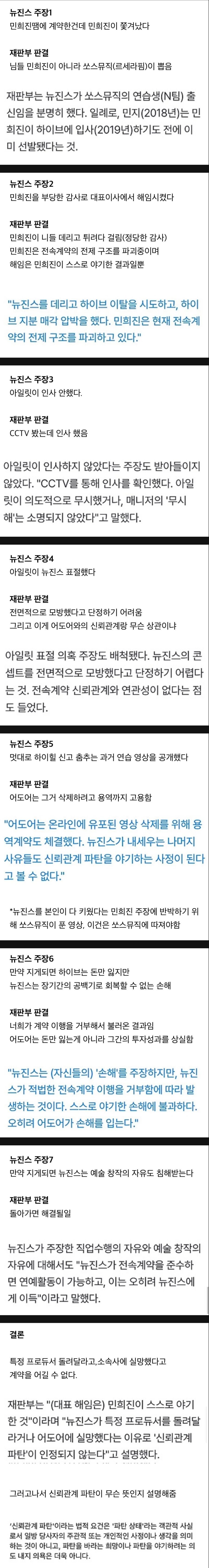 뉴진스 항고심 기각 결정문 요약_1.jpg