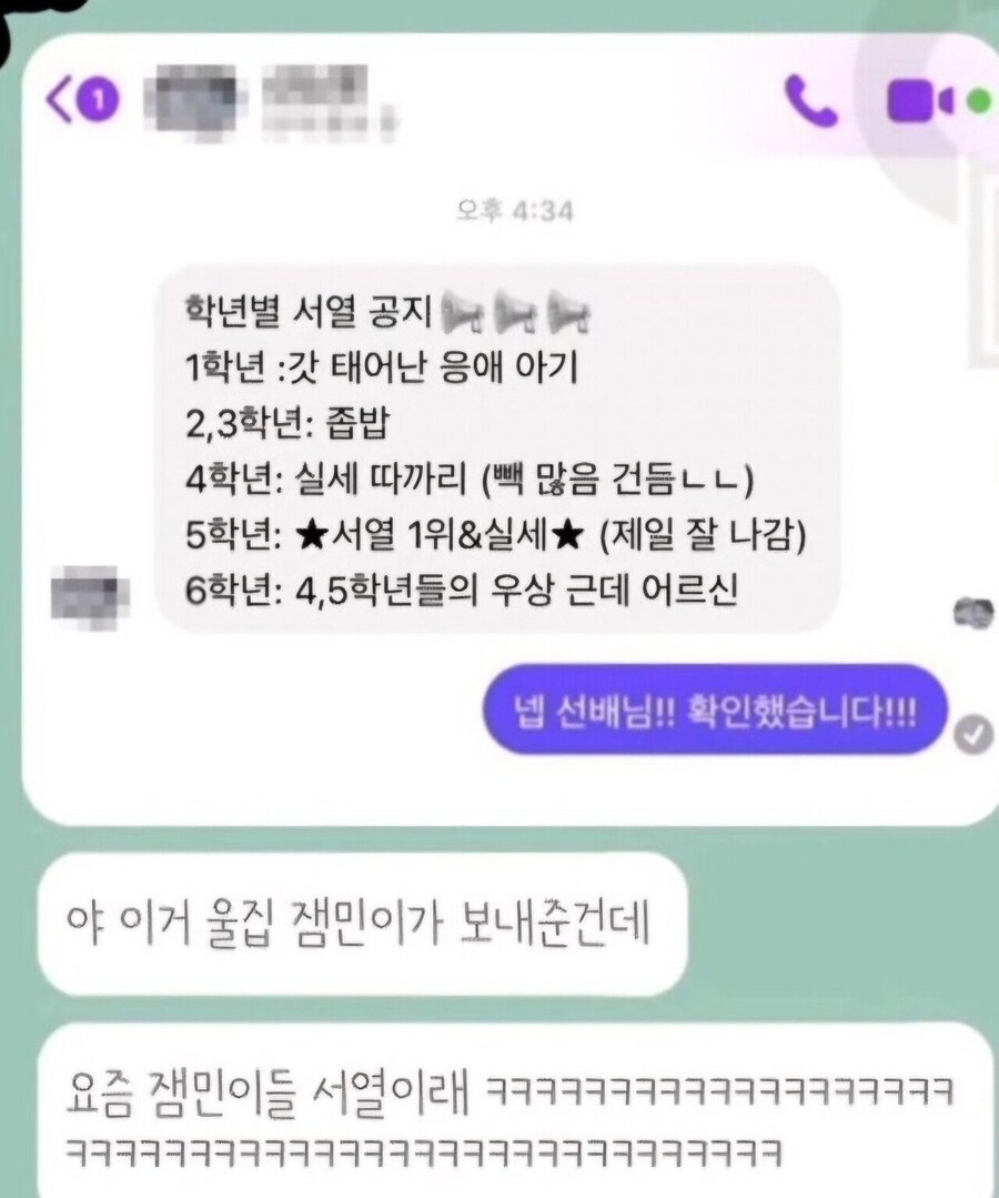 무시무시한 요즘 초등학생들 서열 ㄷㄷㄷ_1.jpg