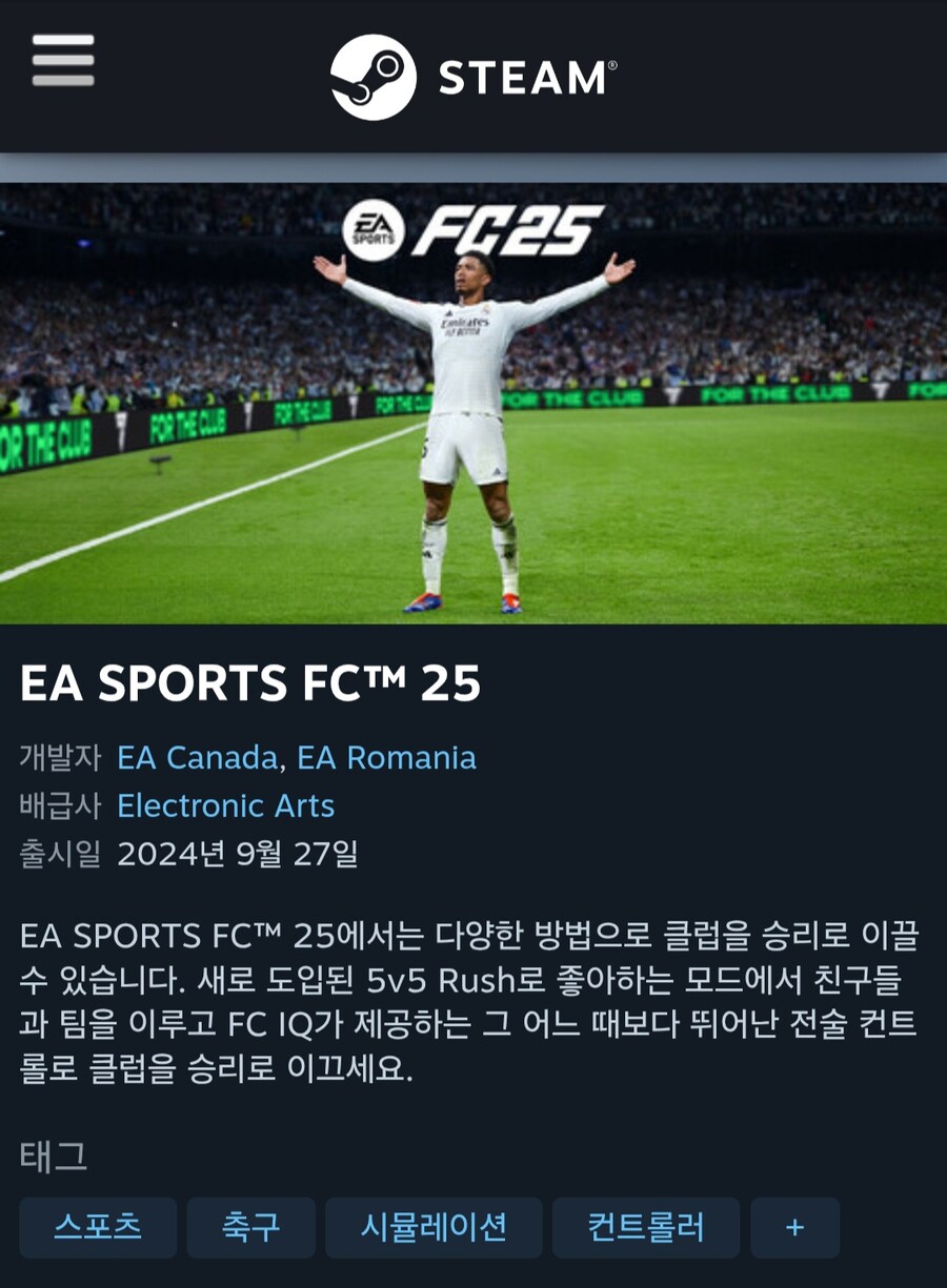 [스팀] EA스포츠 FC25 [4400원]_1.jpg