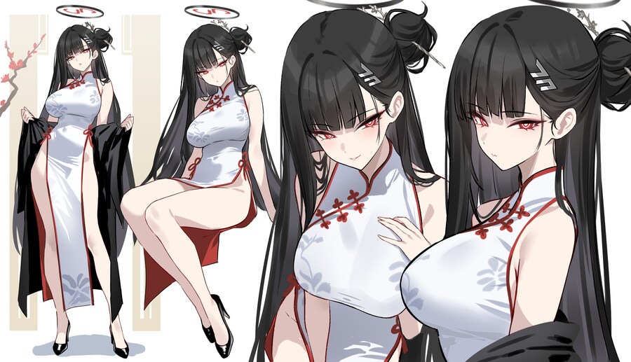 블루아카) 모닝글 치파오 가슴크고 예쁘면 다인가?_1.png