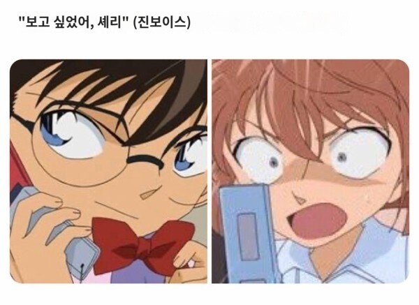 코난) 장미에게 장난치는 코난_1.jpg