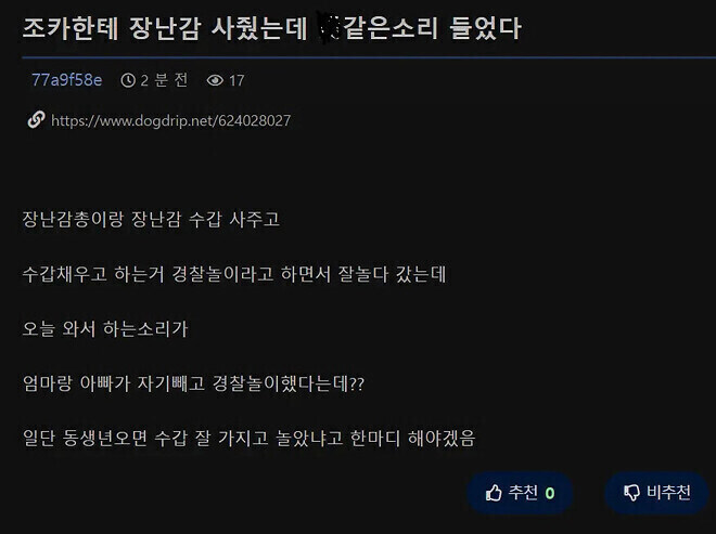조카한테 장난감 사줬는데 여동생이 갖고놂.jpg_1.jpg
