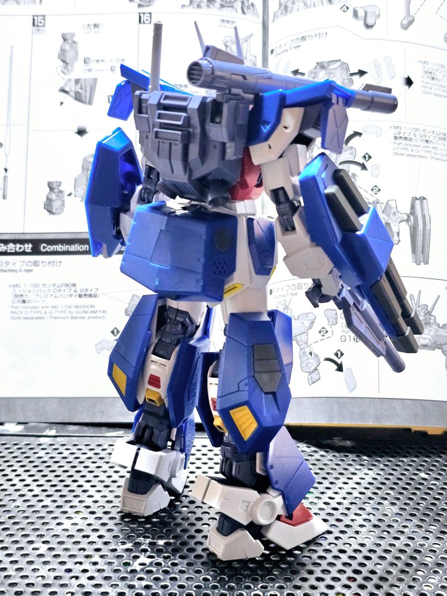 MG F80 건레이드 가조립 + 조합 사진_9.jpg