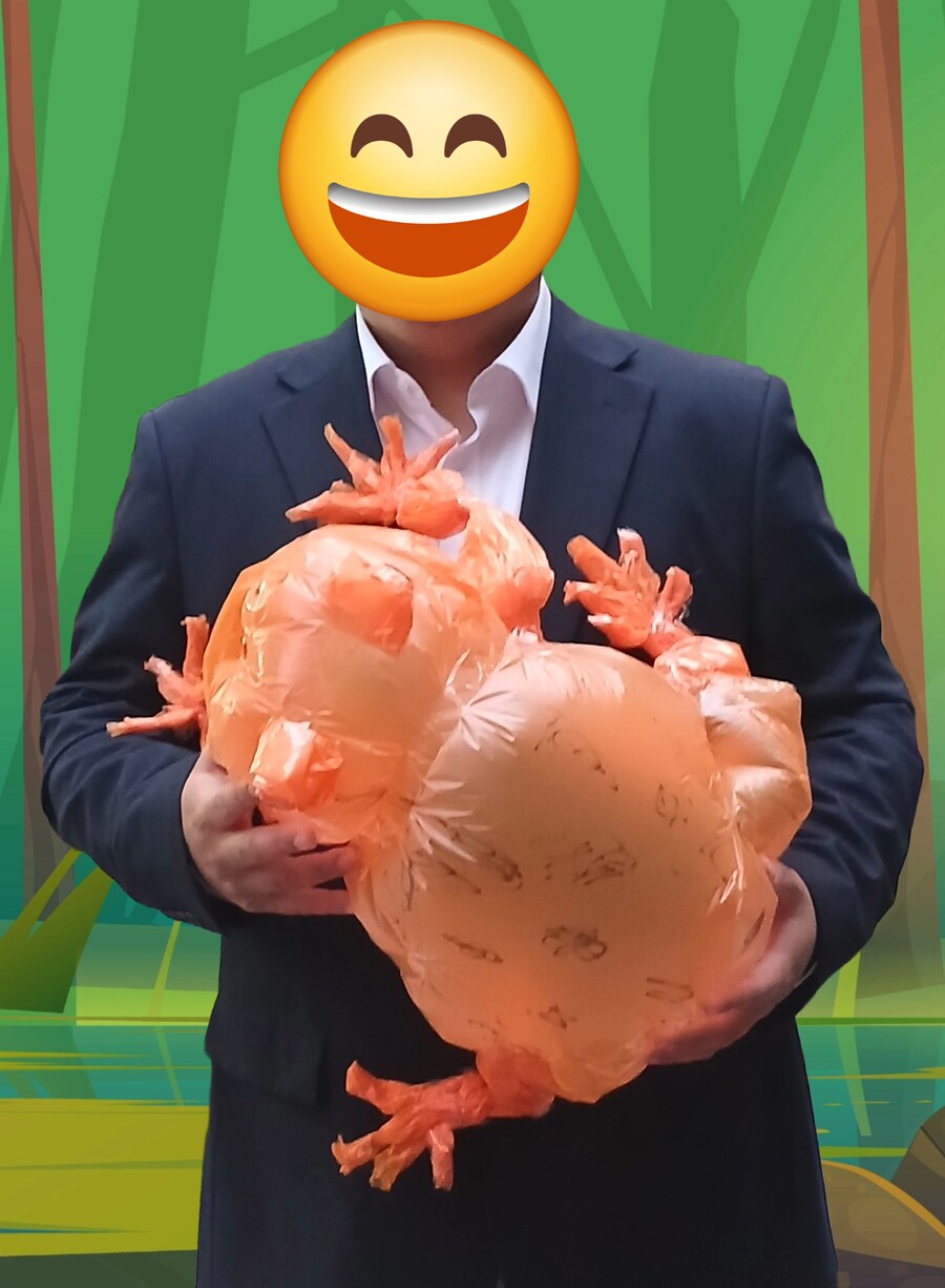 만들기) 주황색 비닐로 만든 두꺼비입니다_1.png