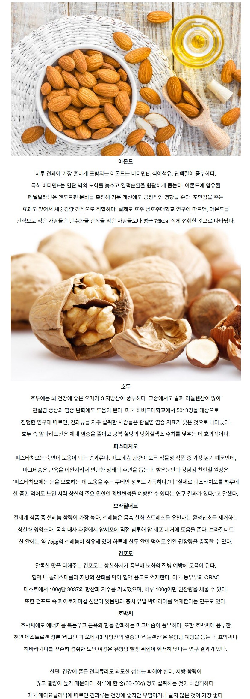 여러 견과류의 개별적인 건강 효능들과 주의할 점_1.jpg
