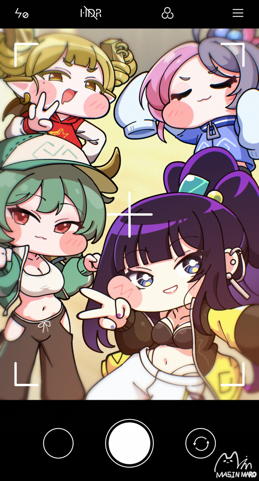 트릭컬) 단체셀카 아르코 그려옴_1.png