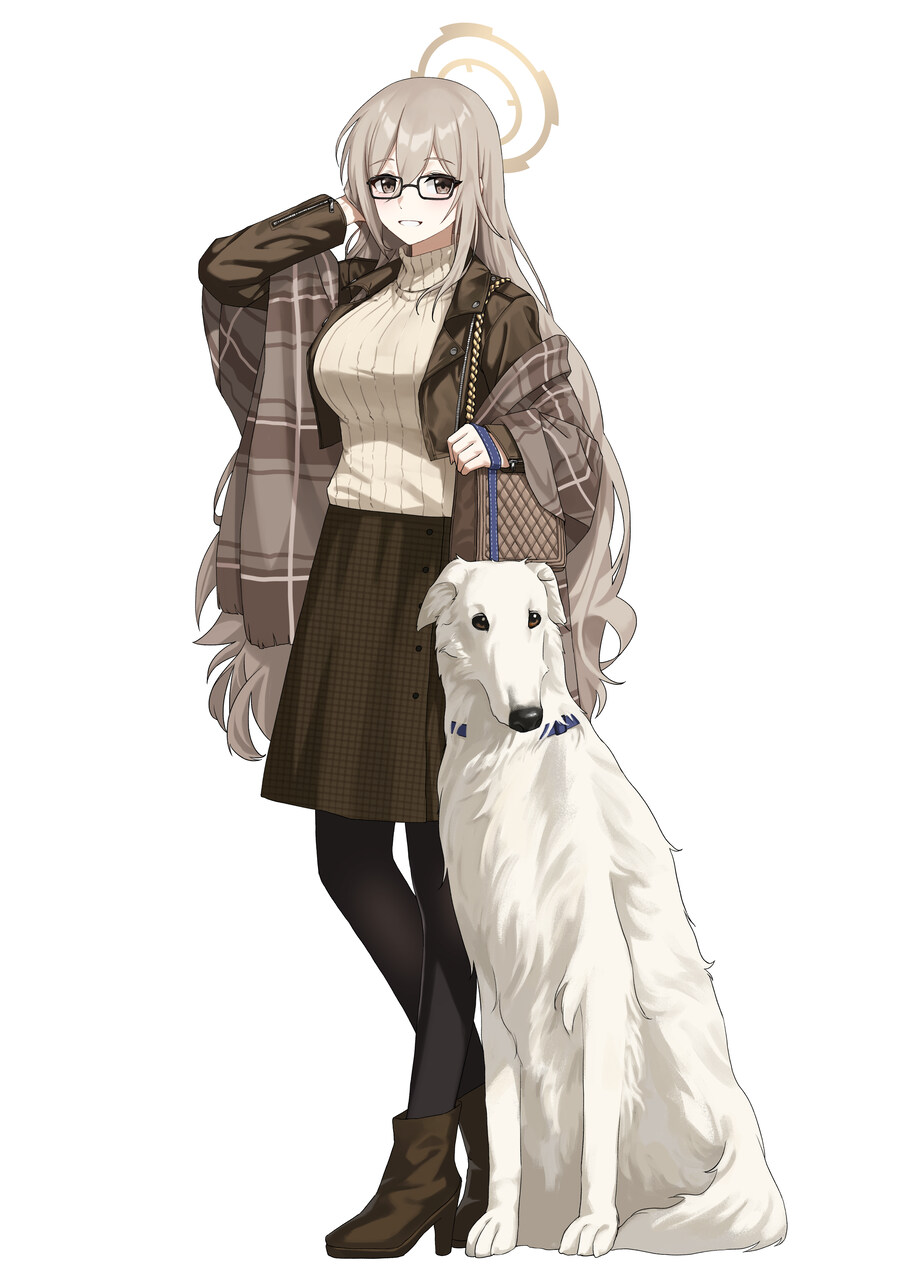 블루아카)학생들과 강아지 모음_10.jpg