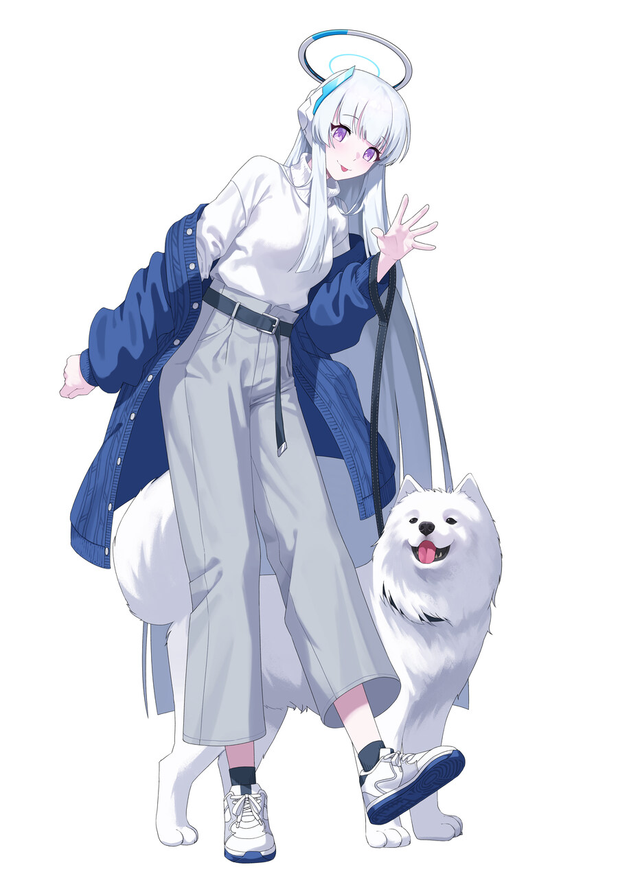 블루아카)학생들과 강아지 모음_13.jpg
