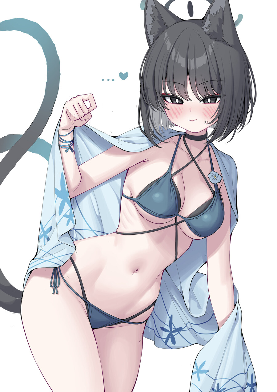[블루아카] 수영복 입은 축축한 고양이 키쿄_2.jpg