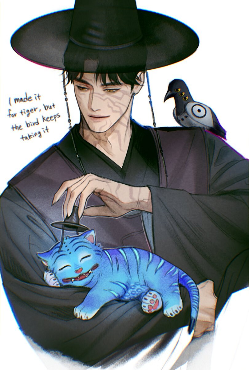 케이팝) 팬아트 작가들에게 유행하는 호랑이 모자 해석_2.jpg