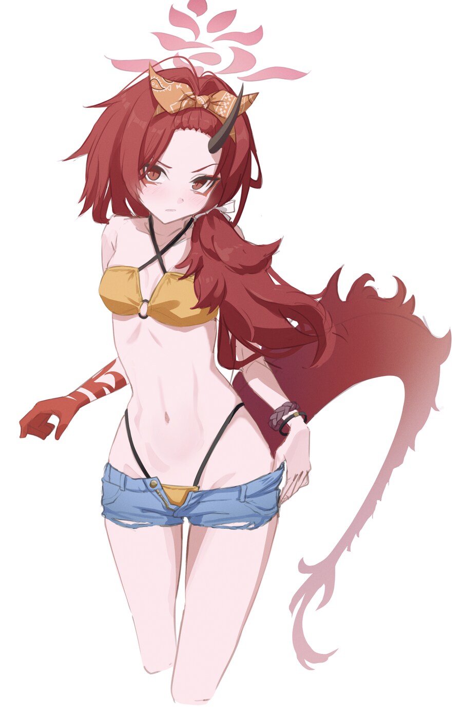 블루아카) 렌게의 복근을 가지고 싶어요!!!_2.png