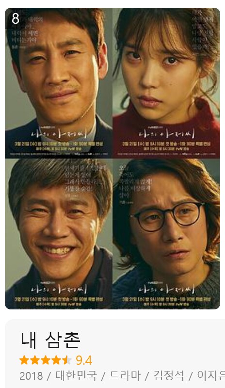 베글의 중국 리뷰사이트 한국 드라마 평가 순위_13.png