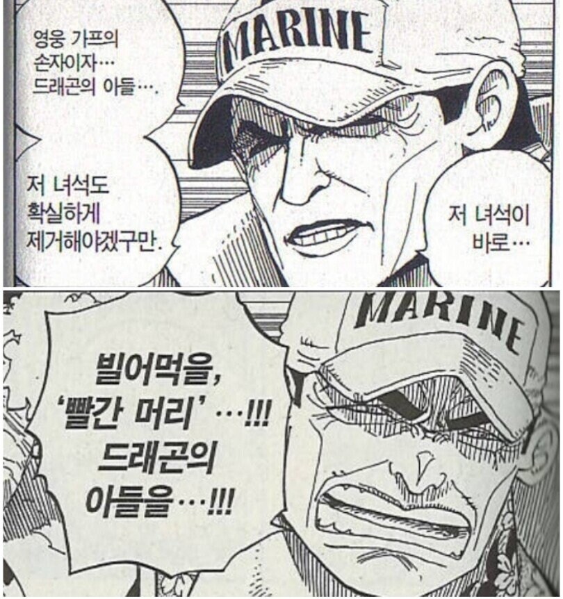 원피스)많이들 추측하고 있는 드래곤 아카이누의 관계_2.jpg