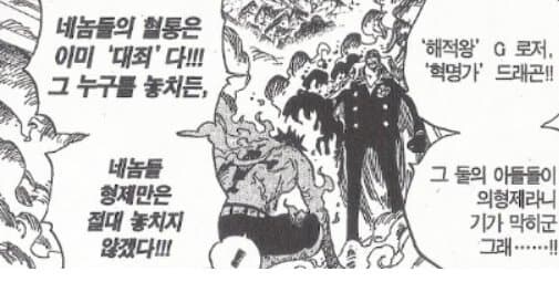 원피스)많이들 추측하고 있는 드래곤 아카이누의 관계_3.jpg