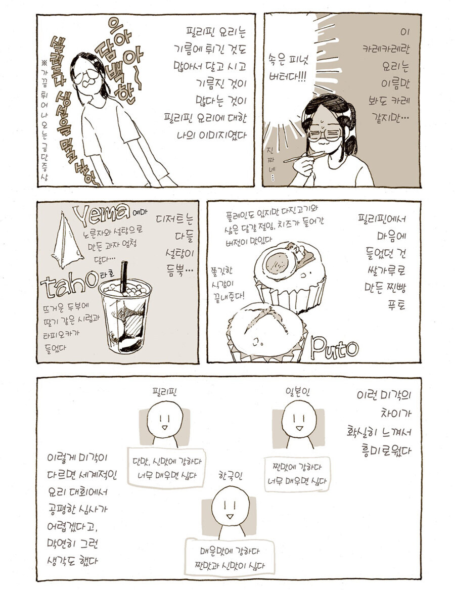 일본, 한국, 필리핀 친구의 입맛 만와.manga_9.jpg