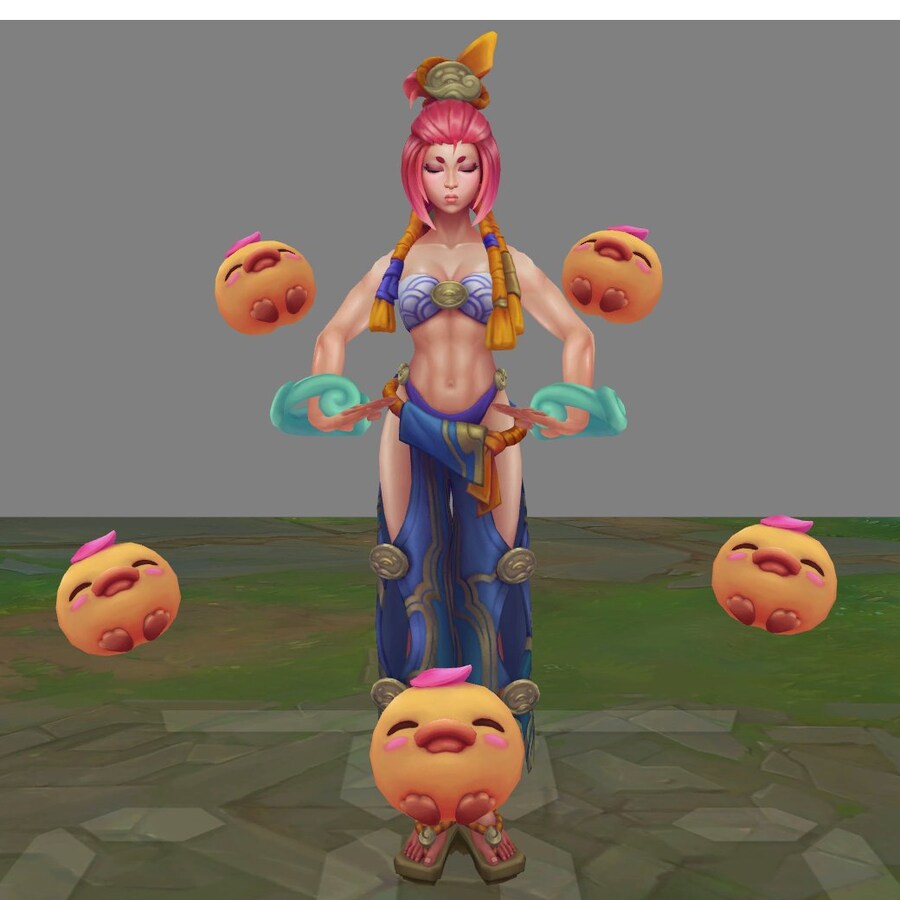 롤) 유나라 온천스킨 인게임 엉덩이노출_2.jpg