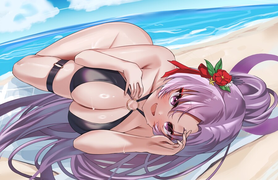 블루아카) 수영복 유카리 그렸음_1.png