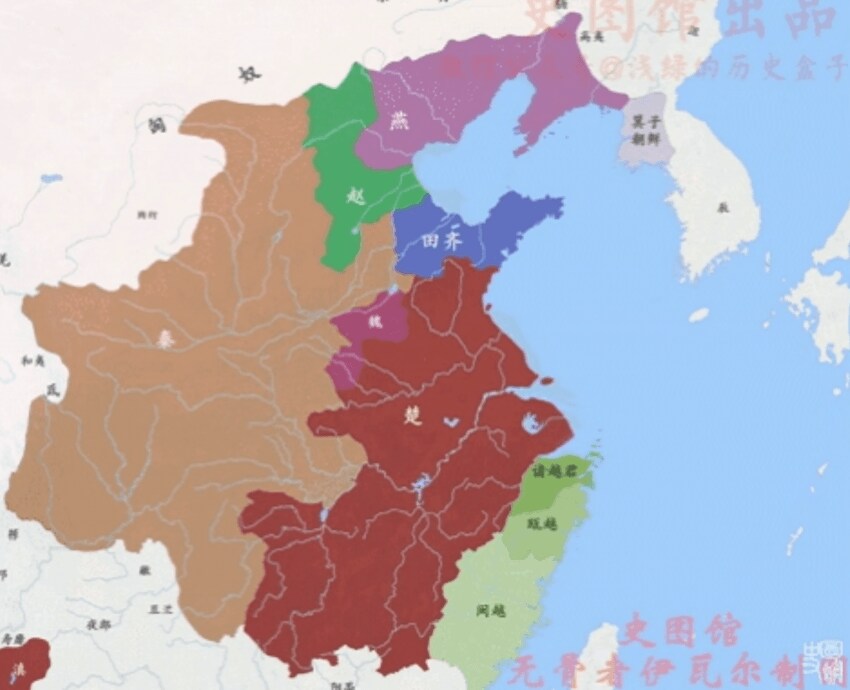 킹덤) 역사랑 킹덤 지도 비교_1.png