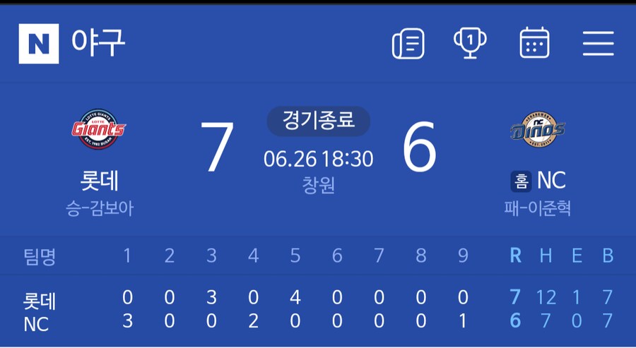 야구) 오늘 롯데야구는 전형적인 롯데야구였군.._1.png