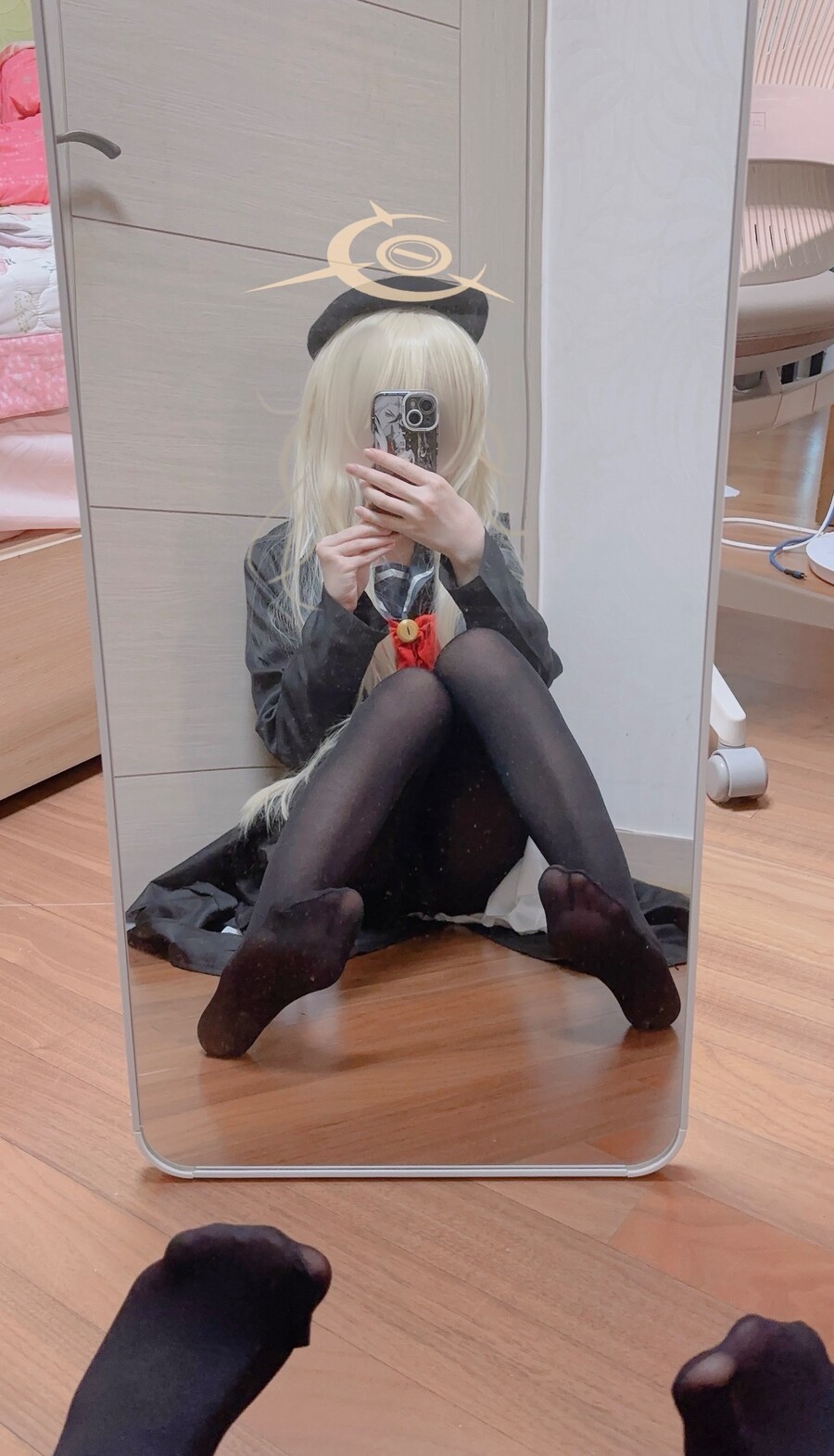 [블루아카] 히죽히죽 교수 코스프레_1.jpg