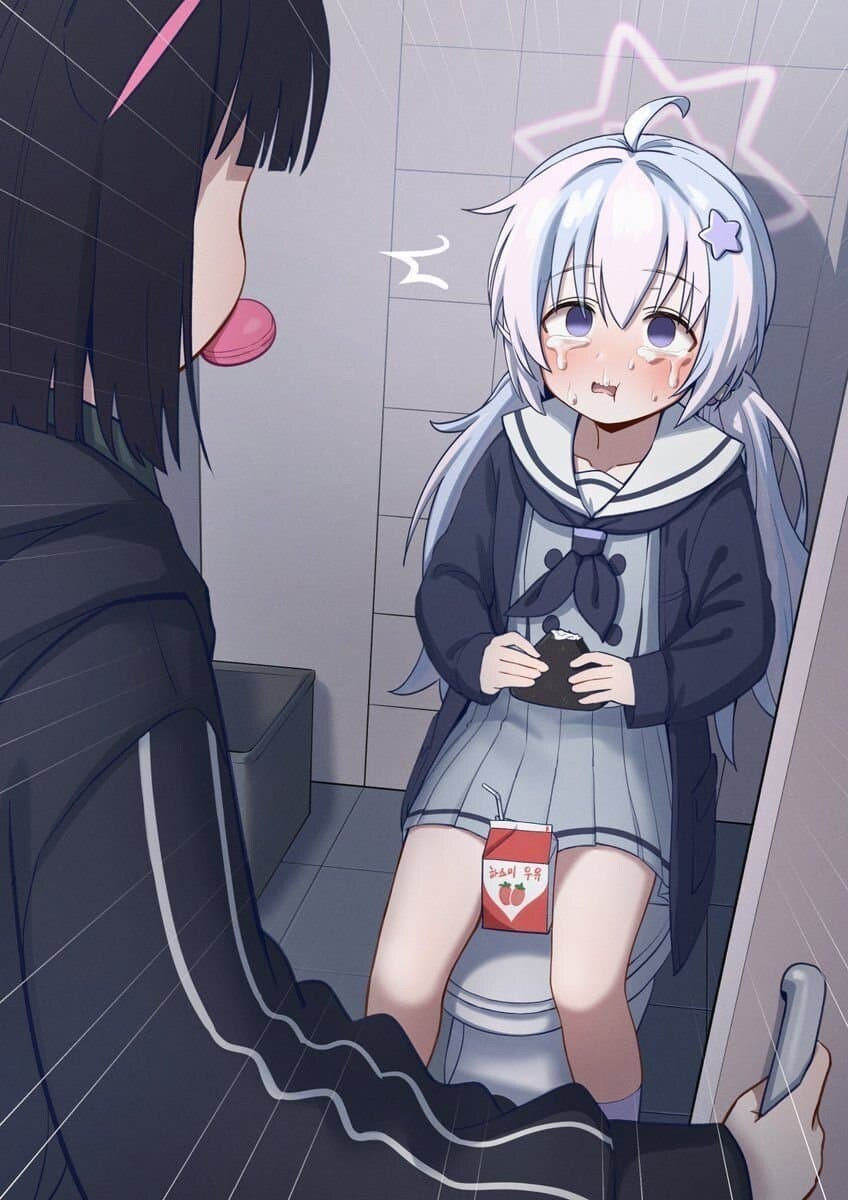 블루아카)밥먹다 걸린 레이사_1.jpg