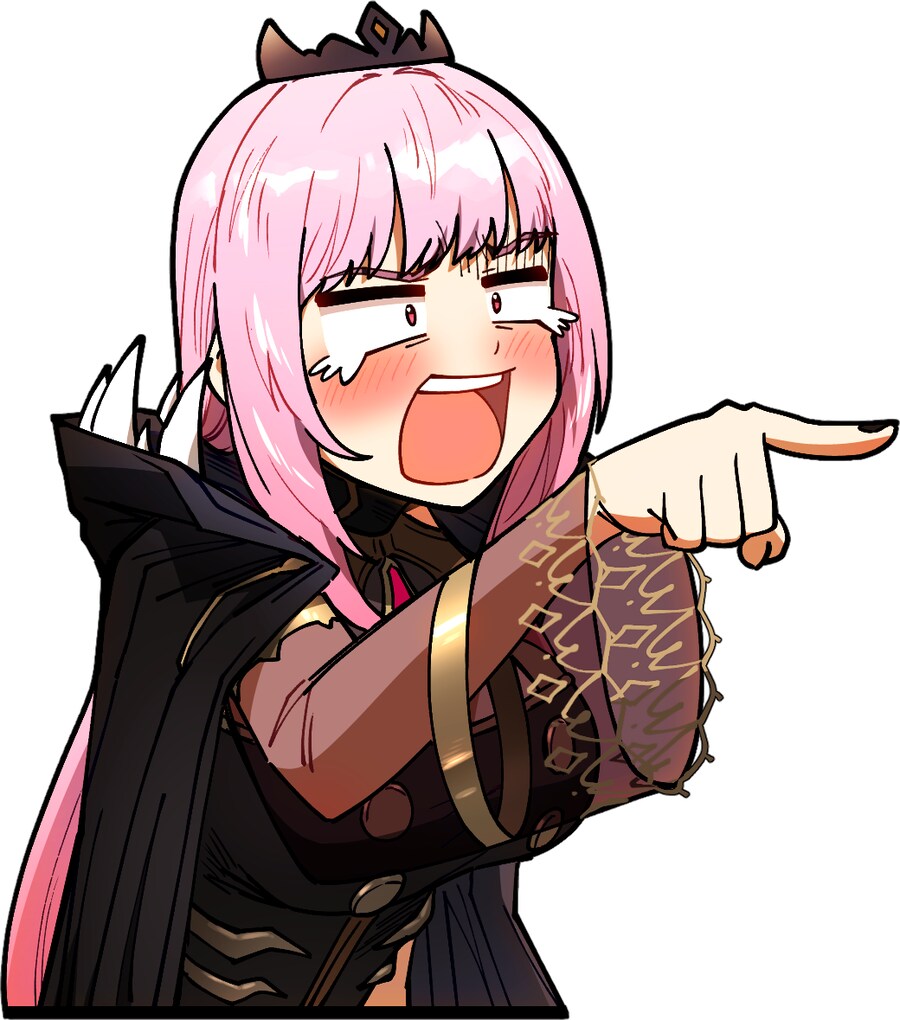 버튜버) 손가락질하는 칼리 그려봄_1.png