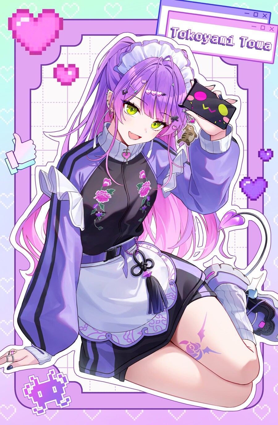 버튜버)귀여움이 폭발하는 져지메이드 토와_1.jpg