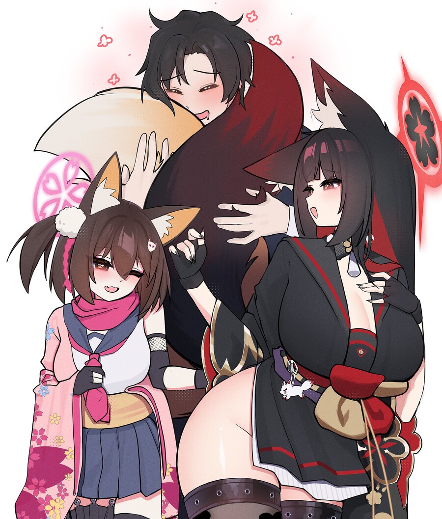 블루아카)크흑 내가 꼬리에 약한걸 어케알고_1.jpg
