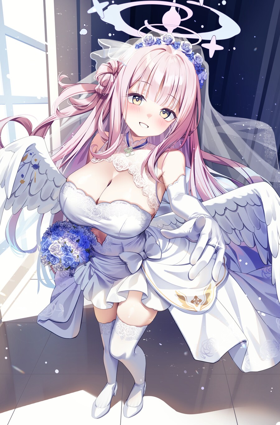 [블루아카] 쥰 브라이드 웨딩미카_1.png