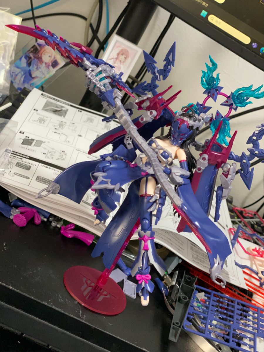 [코토부키야] 메가미 디바이스 오우부 츠쿠요미 레갈리아 가조립 사진 2_6.jpg