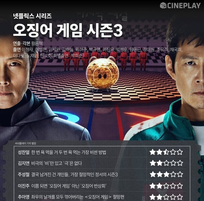 오겜3 한국 평론가 평점은 제대로 ㅈ 됐네.jpg_1.jpg