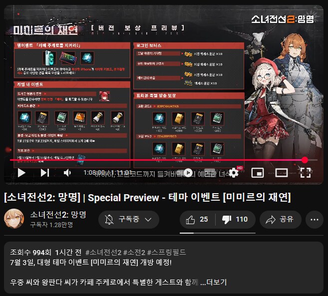 소전2) 현재 공식 유튭 영상 좋싫비 상황_1.png