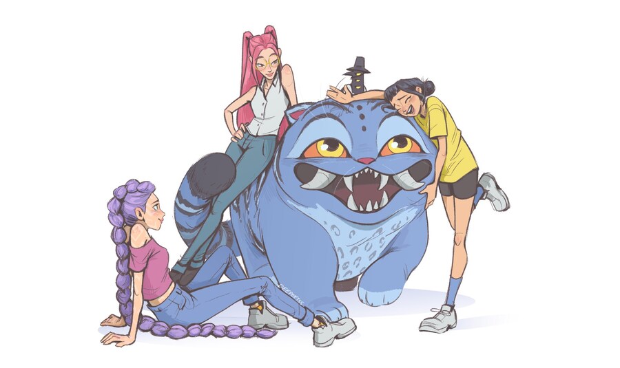 케이팝) 내가 볼려고 모아두는 호랑이 팬아트_7.jpg